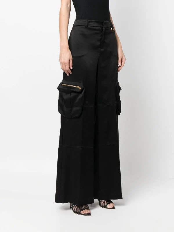 Satin Pocket Cargo Pants - Image 3