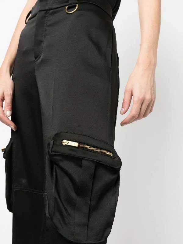 Satin Pocket Cargo Pants - Image 5