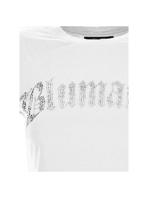 Crystal Logo Cotton T-Shirt - Image 5