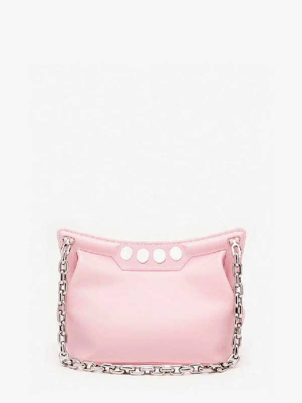 Chain Strap Leather Small Peek Bag - Image 4