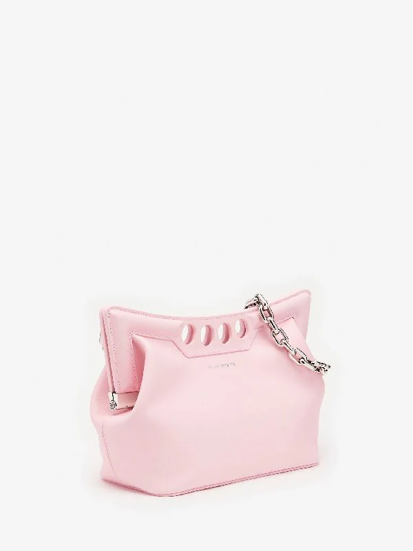 Chain Strap Leather Small Peek Bag - Image 6