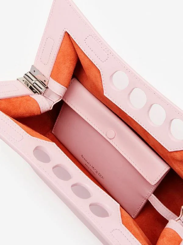 Chain Strap Leather Small Peek Bag - Image 7