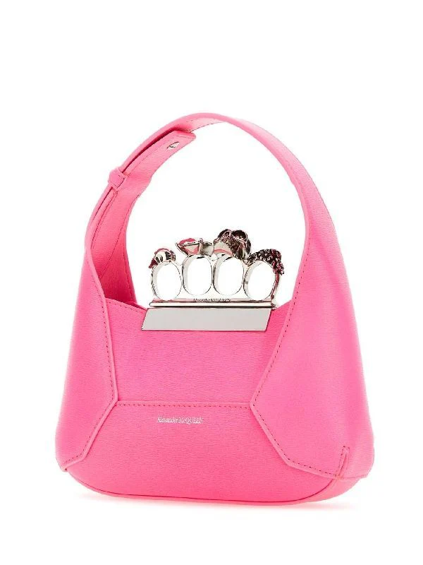 Calf Leather Jewel Hobo Mini Bag - Image 3