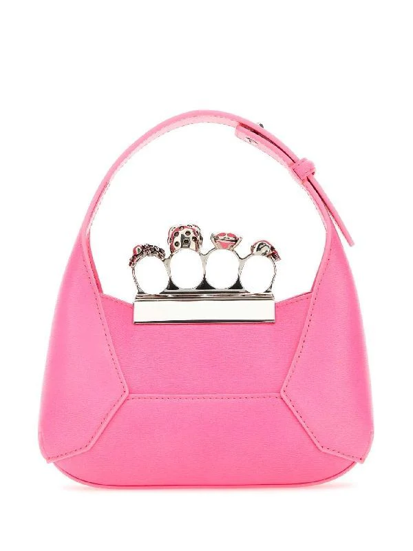 Calf Leather Jewel Hobo Mini Bag - Image 4