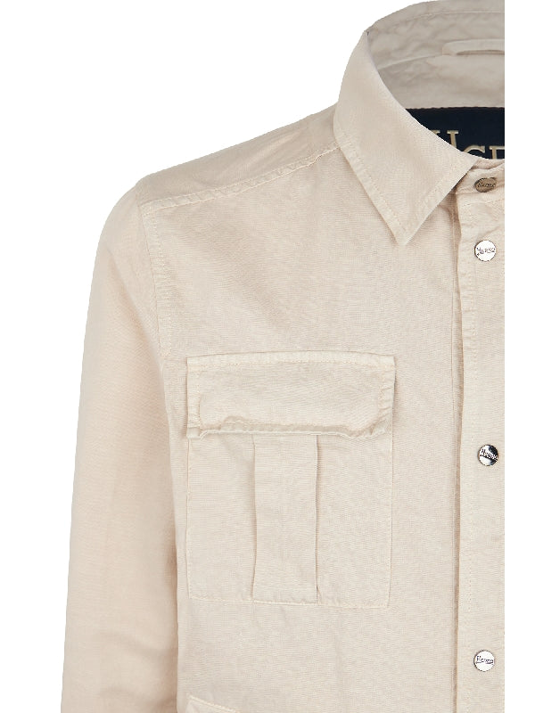 Chest Flap Pocket Button-Up Jacket - Image 3