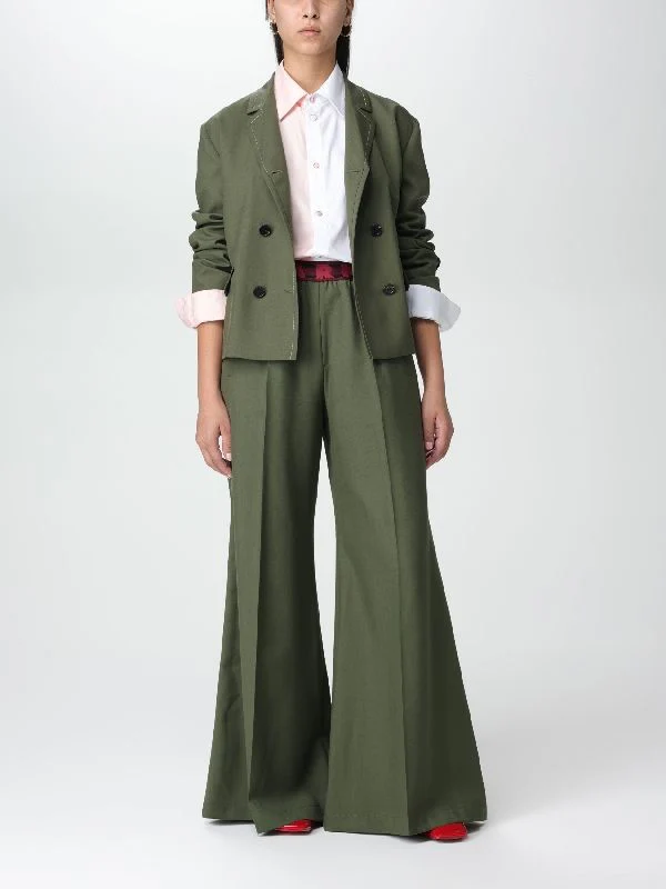 Bicolor Asymmetric Cotton Shirt - Image 2