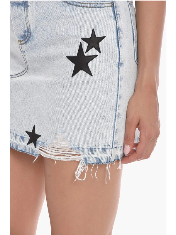 Amiri Skyblue Skirts - Image 3