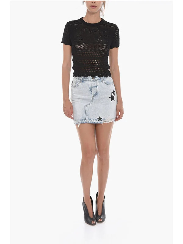 Amiri Skyblue Skirts - Image 4