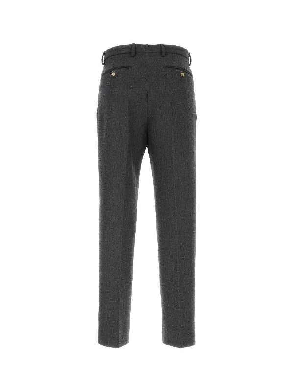 Wool Cashmere Tailored Pants - Image 2