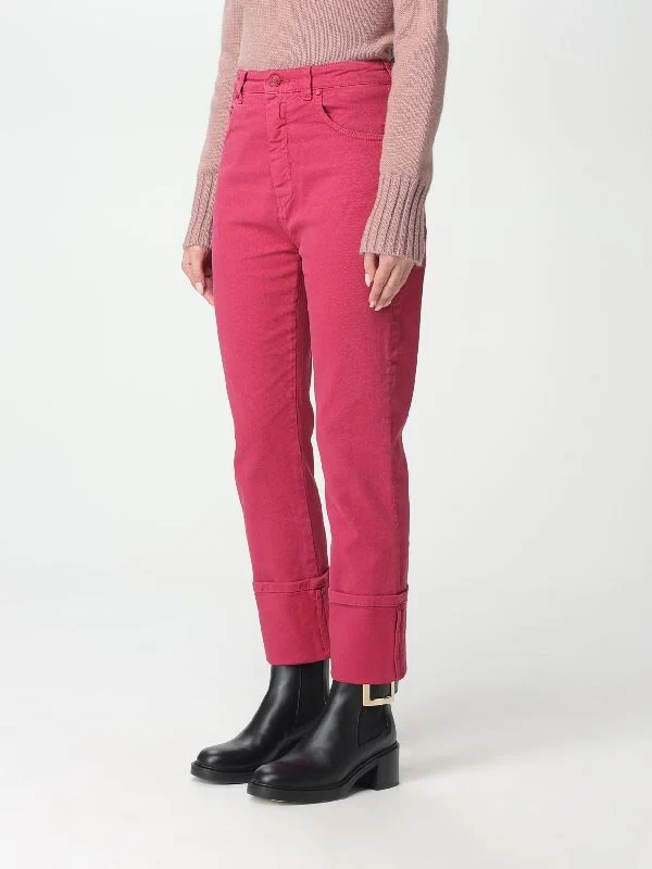 Cotton Straight Turnup Pants - Image 4