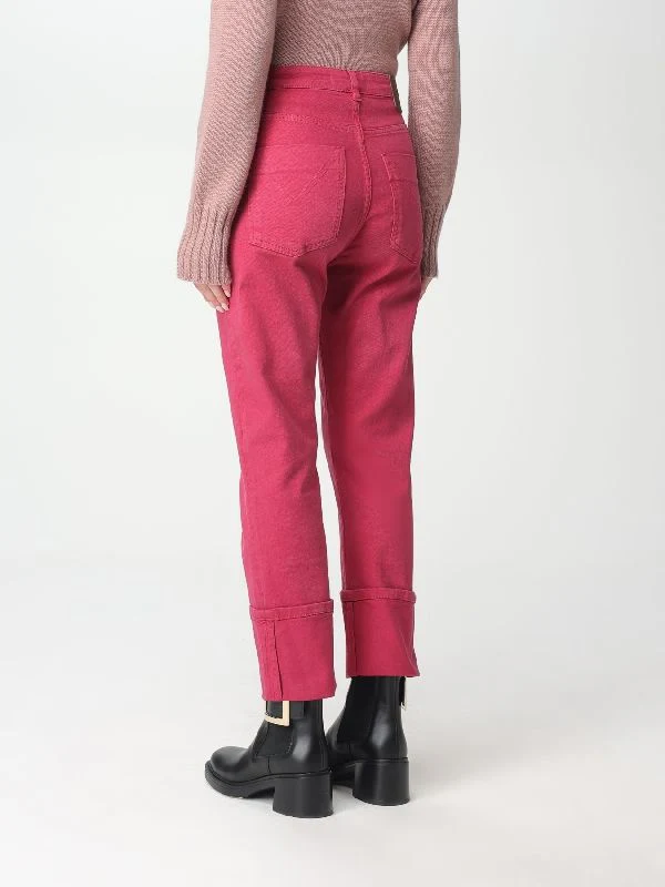 Cotton Straight Turnup Pants - Image 5