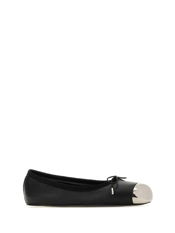 Metal Toe Leather Flats - Image 2