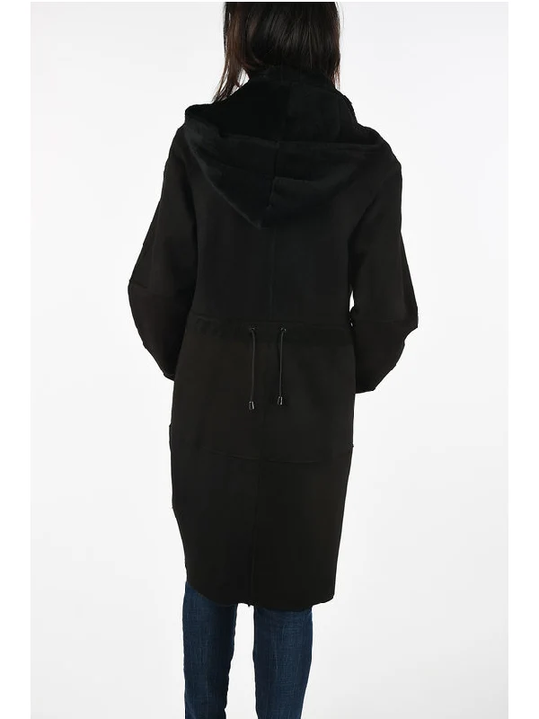 Listy Leather Zip-Up Hooded Coat - Image 2