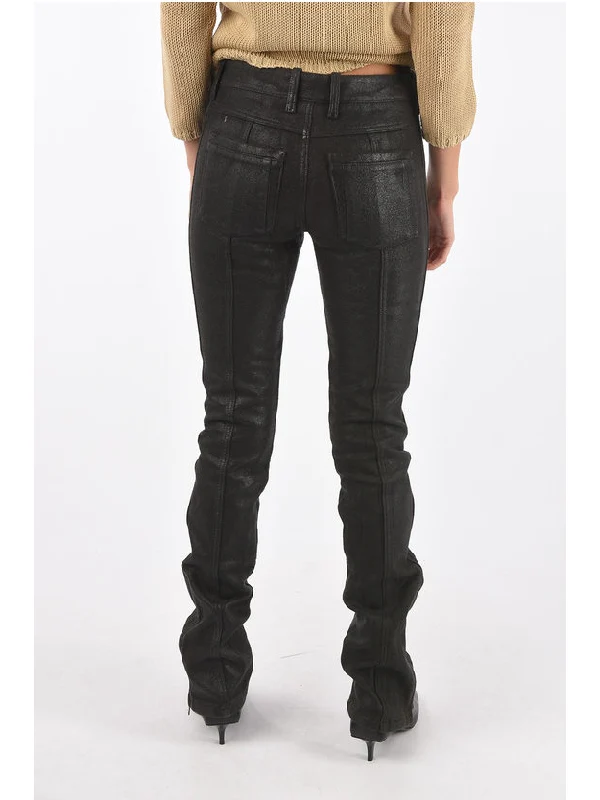 Perkuno Coated Wool Biker Pants - Image 2