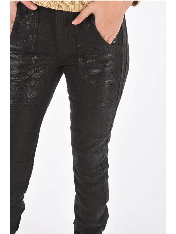 Perkuno Coated Wool Biker Pants - Image 3