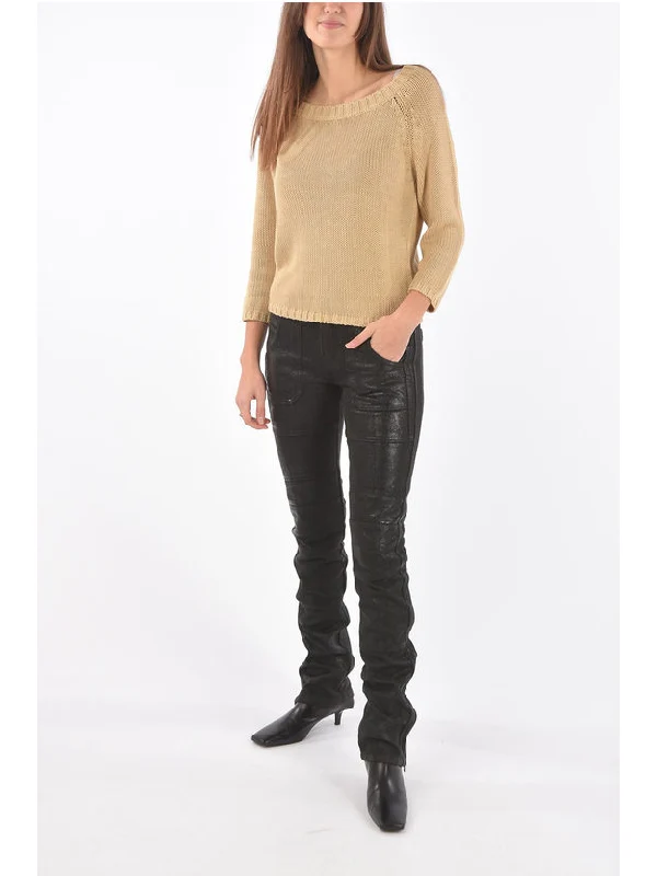 Perkuno Coated Wool Biker Pants - Image 4