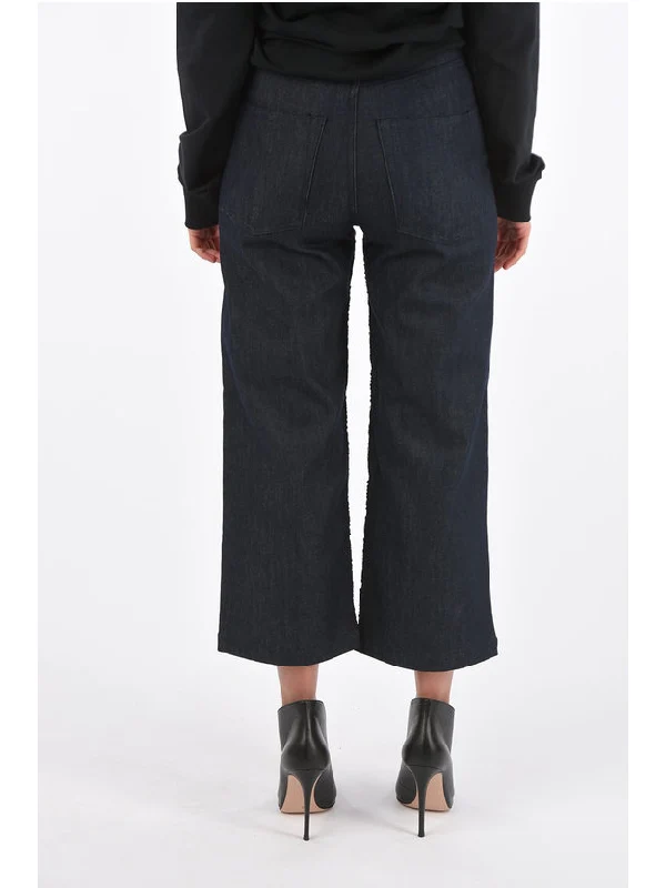Type 1710 Lace Trimming Denim Pants - Image 2