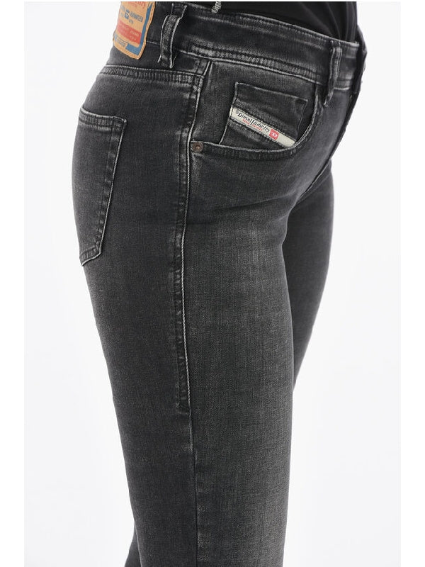 Dark Washed 2017 SLANDY Skinny Fit Jeans Denim Pants - Image 3