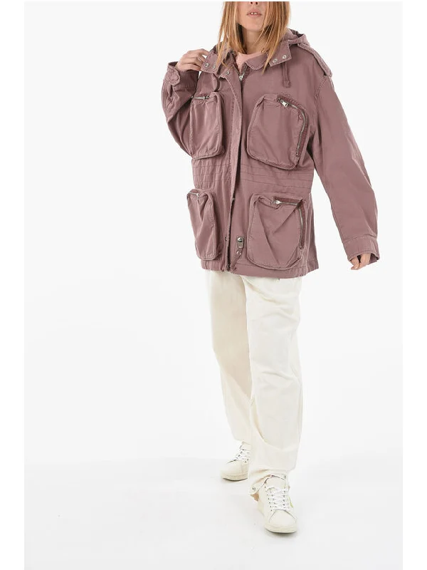 G Rosa Multipocket Hoodie Jacket - Image 4