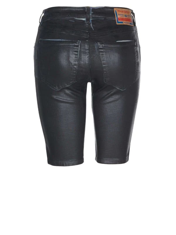 De Ginny Coated Denim Shorts - Image 2