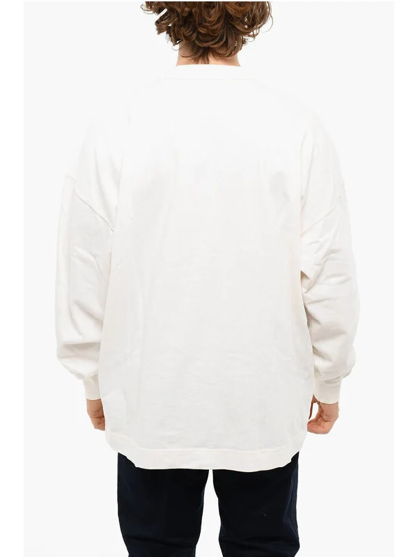 S Patchy Logo Cotton Long Sleeve Top - Image 2