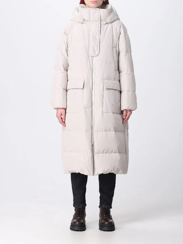Cotton Blend Hood Long Padding - Image 2