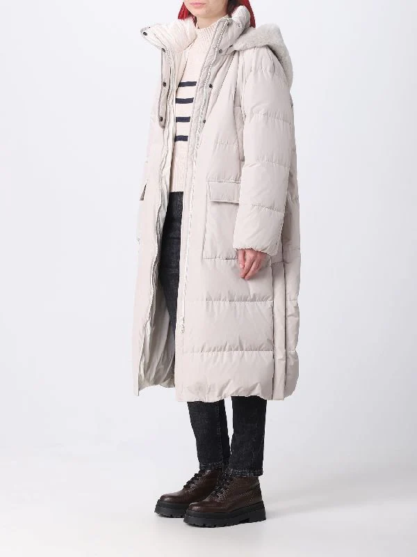 Cotton Blend Hood Long Padding - Image 4