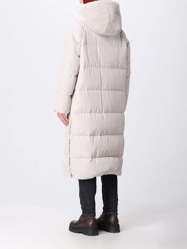 Cotton Blend Hood Long Padding - Image 5