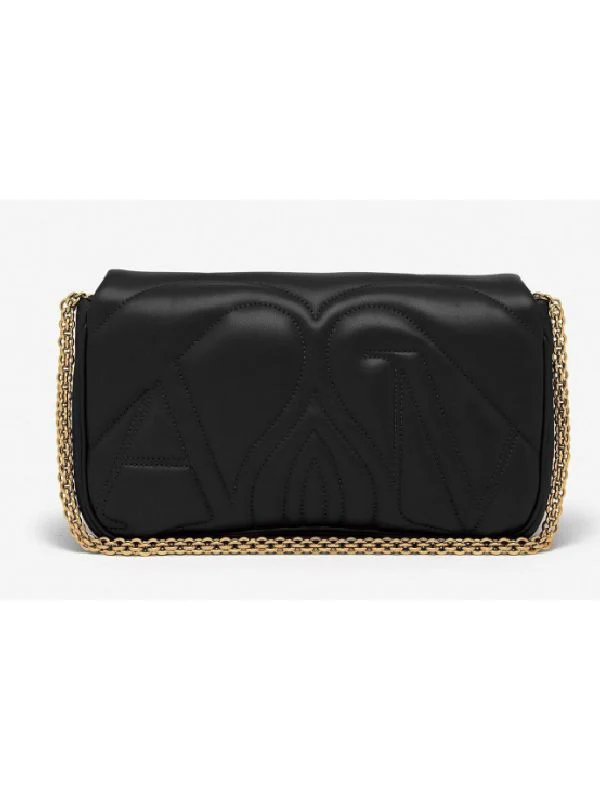 Seal Quilted Chain Shoulder
  Bag - Image 2