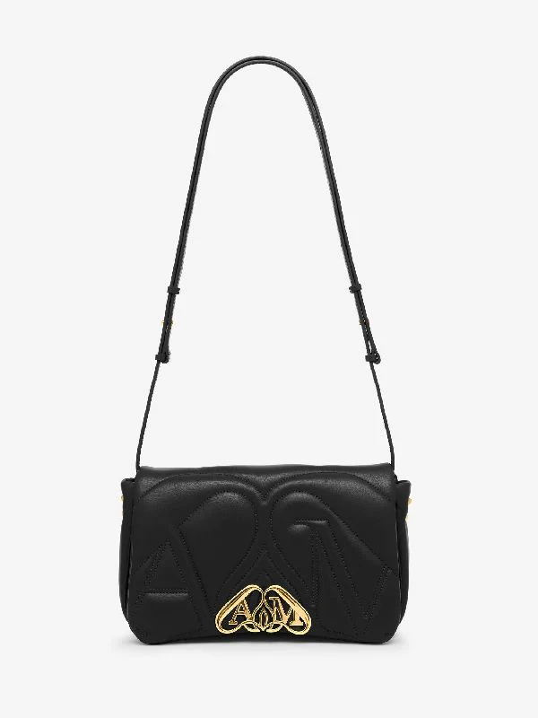 Seal Quilted Chain Shoulder
  Bag - Image 4
