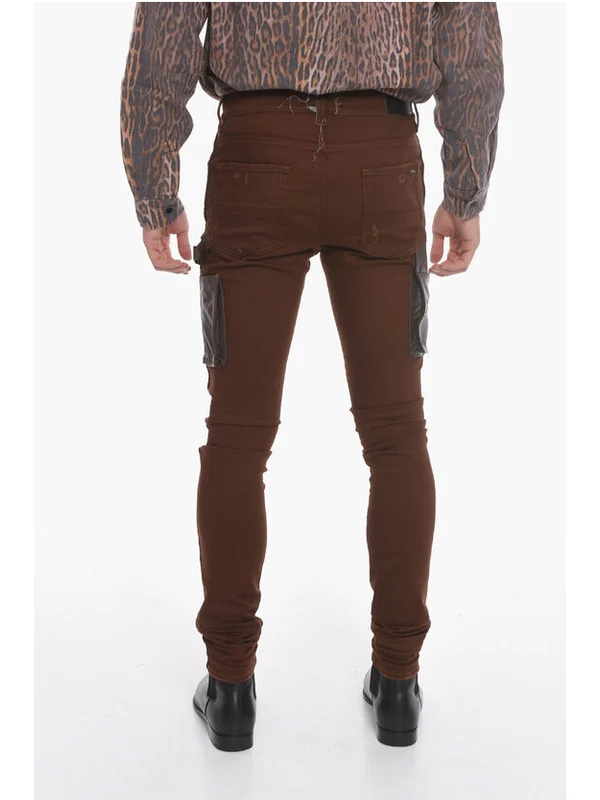 Amiri Brown Denim Pants - Image 2