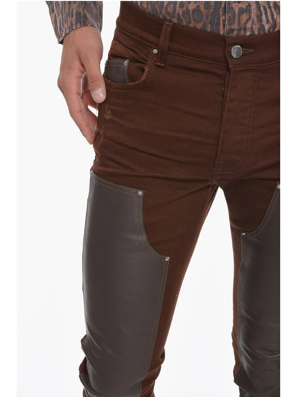 Amiri Brown Denim Pants - Image 3