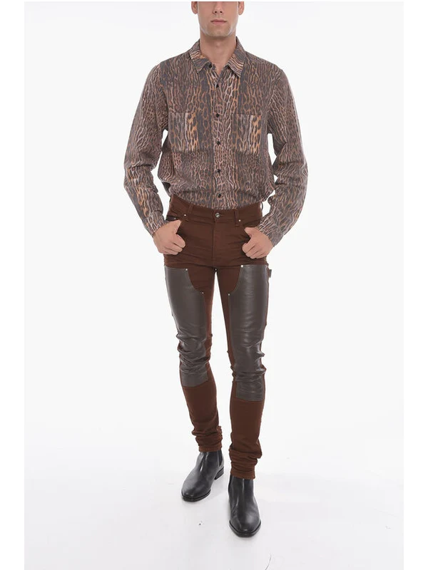 Amiri Brown Denim Pants - Image 4