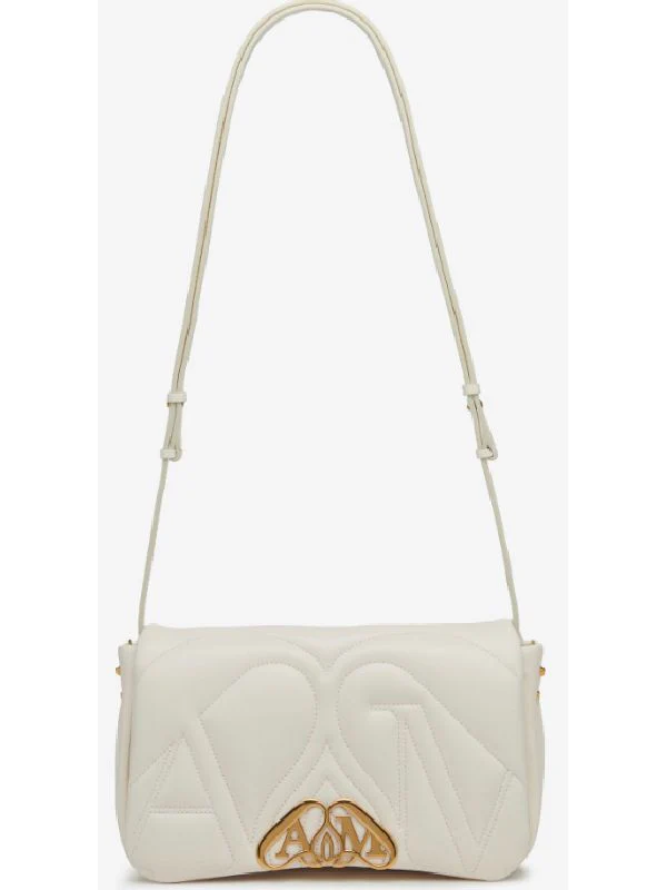 Seal Quilted Chain Shoulder
  Bag - Image 4