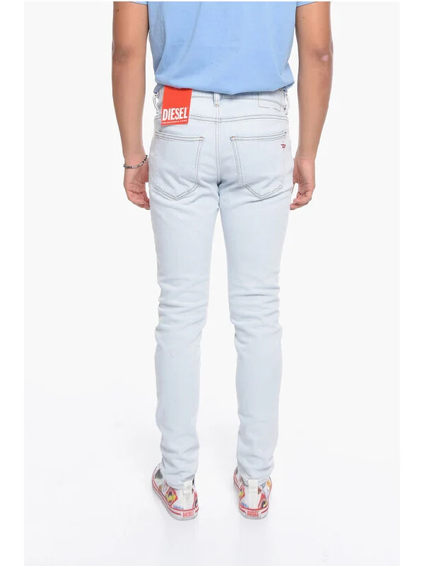 D Strukt Logo Embroidery Denim Pants - Image 2
