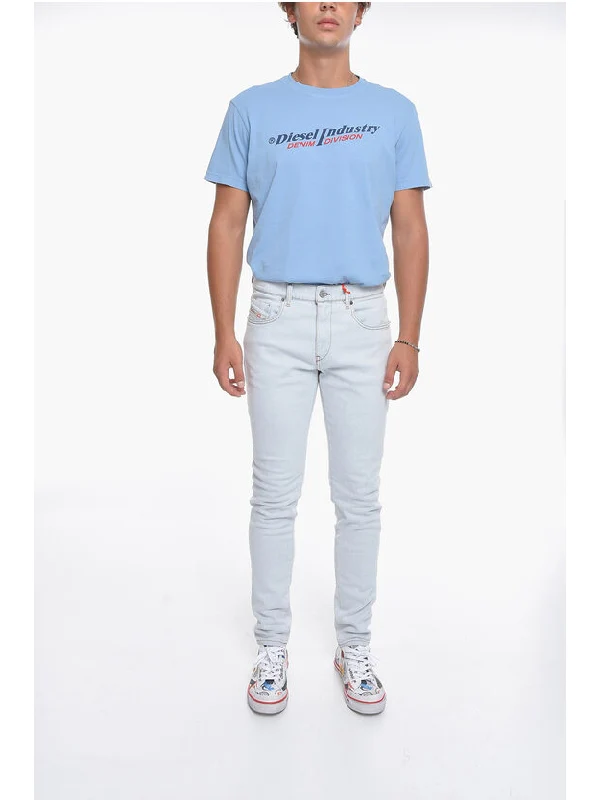 D Strukt Logo Embroidery Denim Pants - Image 4