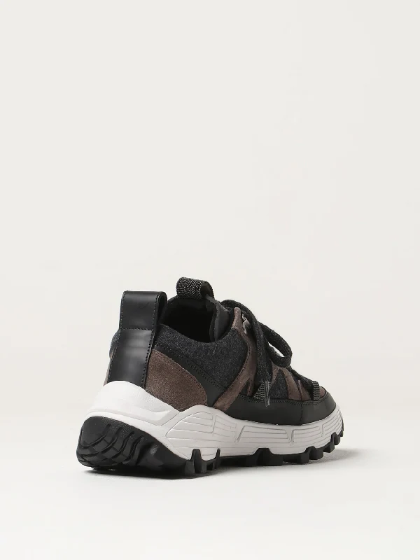 Suede Lace-Up Sneakers - Image 3