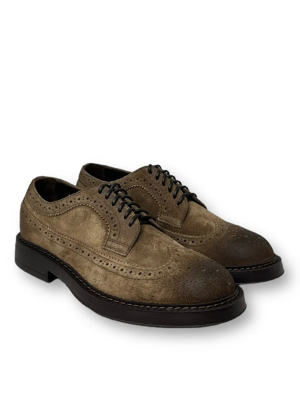 Suede Derby Shoes - Image 4