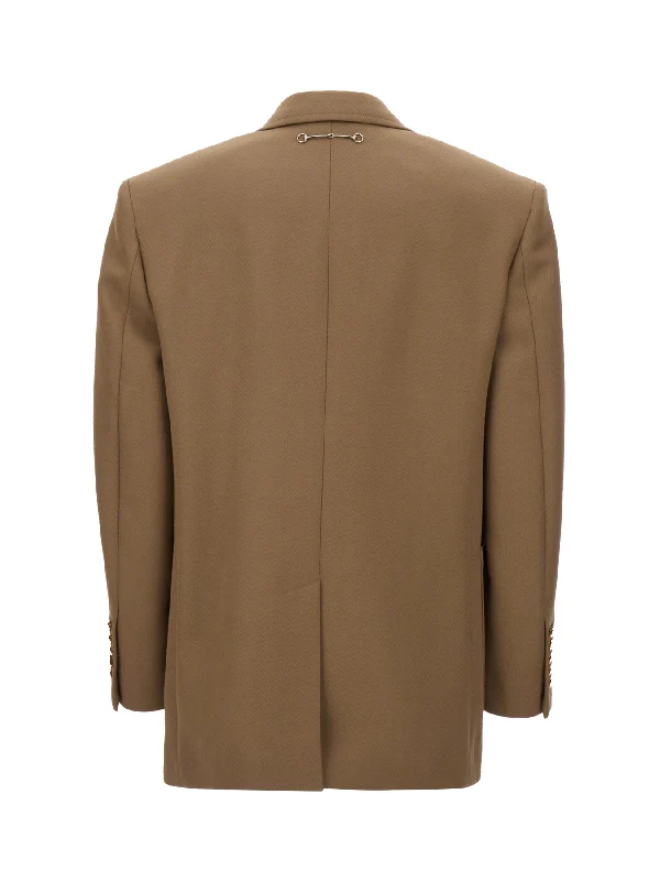 Back Horsebit Embellished Single Jacket - Image 2