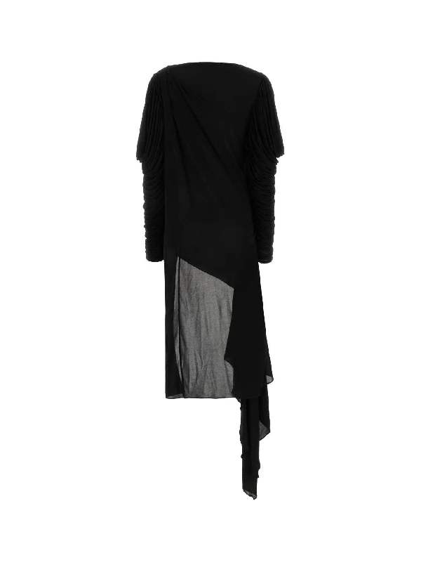 Ruched Crepe Dress - Image 2