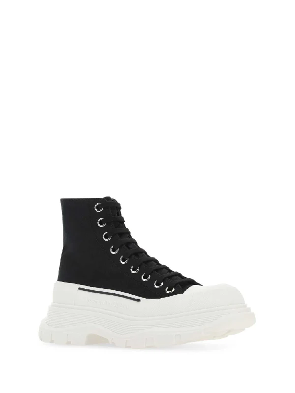 Chunky Sole Tread Slick
  High-Top Sneakers - Image 2