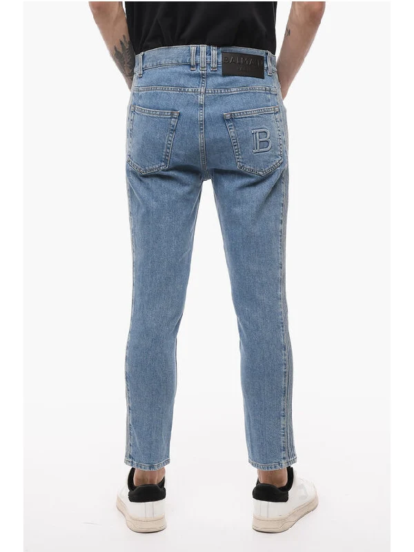Balmain Blue Denim Pants - Image 2