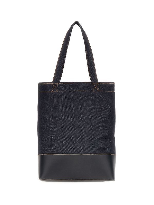 Axelle Axel Logo Denim Shopper
  Bag - Image 2