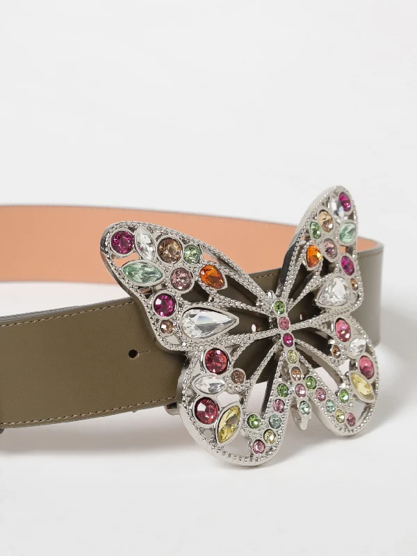 Butterfly Buckle Leather Belt - Image 2