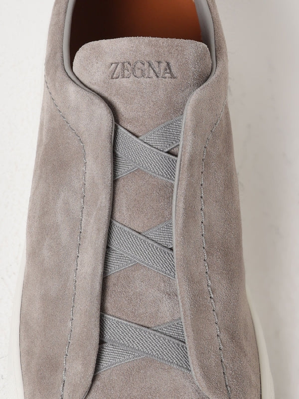 Stitch Suede Low-Top Sneakers - Image 4