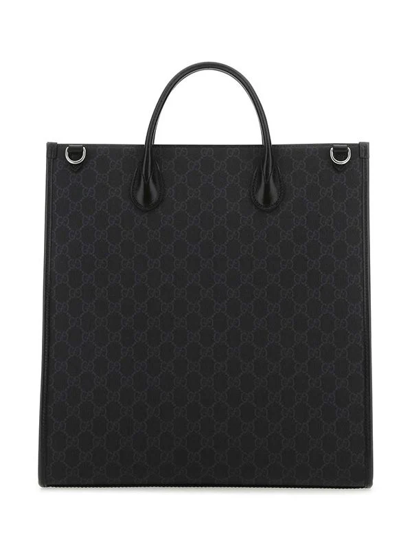 Gucci Interlocking G Medium Black Tote Bags - Image 2