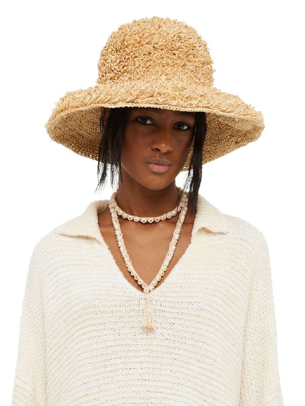 Crochet Tassel Bead Necklace - Image 2