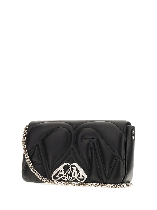 The Seal Quilting Leather Chain Crossbody
  Bag - Image 2