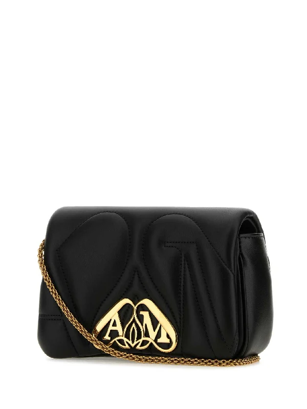 Seal Mini Quilted Leather
  Chain Bag - Image 2
