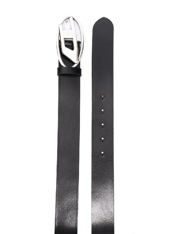 B 1dr Logo Buckle Leather Belt - Image 2